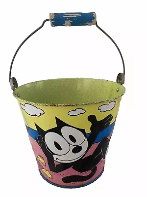 FELIX The Cat Metal Sand Pail BEACH BUCKET BY SCHYLLING • $19