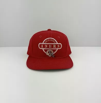 Vintage 90s NFL San Francisco 49ers Sports Specialties Red Snapback Hat Cap • $69.99