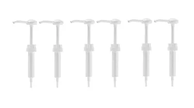 38-400 White BPA-Free Dispenser Ribbed Pump For Gallon Jugs & Containers 6-Pack • $9.90