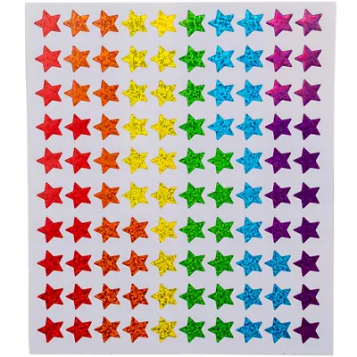 Holographic Star Stickers 600/Pack Gold Silver Rainbow School Teacher Rewards • £2.59