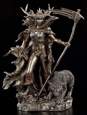 Hel Figurine - Nordic Goddess Of The Unterwelt - Viking Statue Asen Veronese • £106.09