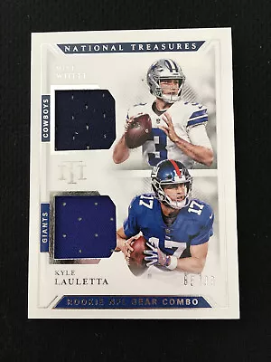 Mike White Rookie National Treasures 85/99 Jersey Worn 2018 Rc Football Card • $17.99