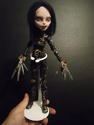 Customized Monster High G1 Create-a-Monster Edward Scissorhands Doll Repaint/mod • $100