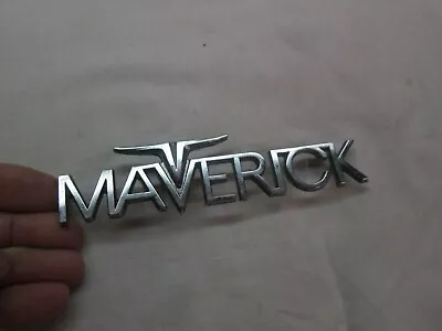 1970-74 Maverick Emblem Front Fender LH Or RH Die-Cast Ford ~ NICE! • $23.85