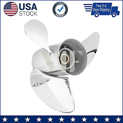 10.25 15-G Ybs Semi Cleaver Boat Propeller Fit Yamaha Engines 40-60hp 13tooth RH • $237.50