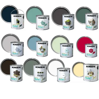 £14.99 • Buy Ronseal Outdoor Garden Paint - For Exterior Wood Metal Stone Brick - All Colours