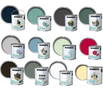 Ronseal Outdoor Garden Paint - For Exterior Wood Metal Stone Brick - All Colours • £8.40