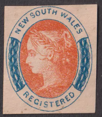 NEW SOUTH WALES  1856 Queen Victoria - Registration Stamp Unused  (p409) • $43.52