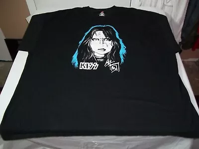 Used - Rock - Kiss - Ace Frehley - Solo Album - Black Tshirt - 5xl - Hanes • £11.57