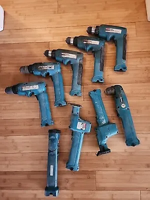 FOR PARTS NOT WORKING - Lot Of 9 Makita Drills Recip Saw  6095d 6093d 4390d  • $15.99