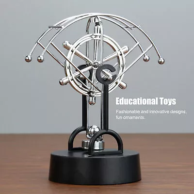 Fan Shaped Magnetic Perpetual Motion Desk Toy Physical Swing Toy Furniture AOS • $17.02