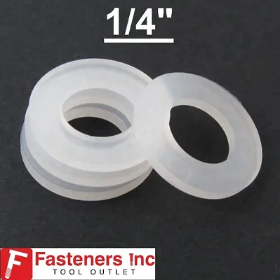 1/4  Nylon Flat Washers (Choose Qty) A0005659 11/16  OD  .065 Thick • $9.99