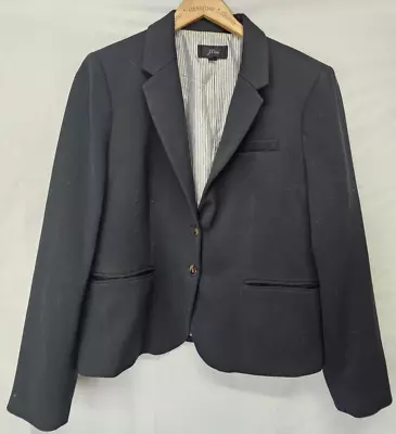 J.crew Size XL Black Original Schoolboy Blazer 2 Button Jacket • $39.99