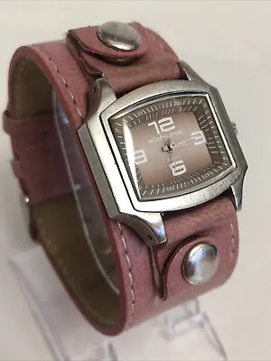 £14 • Buy Kahuna Ladies Quartz Watch With Wide Strap (pink)