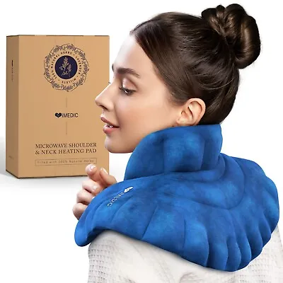 Microwave Heated Neck Warmer Shoulder Wrap Pain Relief Hot Cold Heat Therapy UK • £18.45