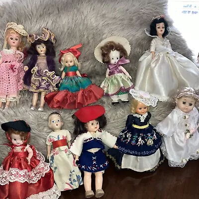 Antique Vintage Lot Of 10 Dolls- Storybook S&E Knickerbocker • $35