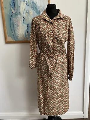 Vintage Horrokses Fashions Button Through Shirt Dress - 18 • £44.50