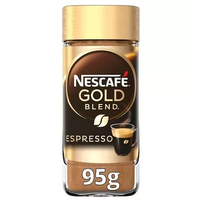Nescafe Gold Blend ESPRESSO Instant Coffee Jars 6 X 95g PMP • £32.99