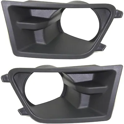 Fog Light Trim Set For 2010-2012 Ford Mustang Left & Right W/ Fog Light Hole 2Pc • $32.67