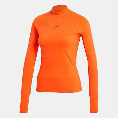 Adidas X Stella McCartney TruePurpose Long Sleeve Apsior Orange Top Sizes XS M • $65