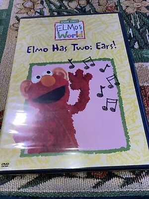 Elmo's World - Elmo Has Two: Ears! 2004 DVD Sesame Street - NEW SEALED • $11