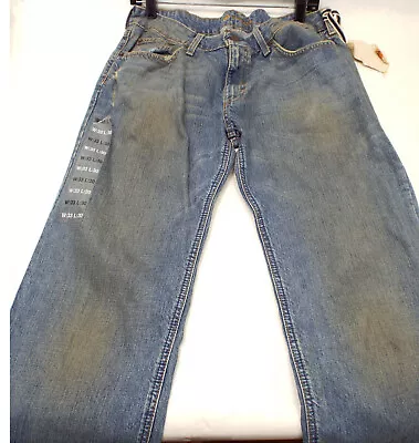 New Mens BULLHEAD Handcrafted Low Rise Slim Aged Indigo Jeans Pants 33 W 30 L • $25.49