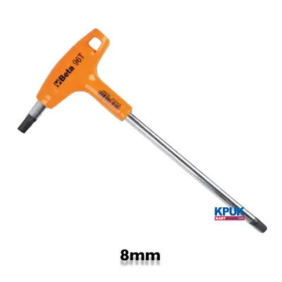 Beta Tools T Bar 8.0mm Allen Key Orange Handle 96T Brand New Kart Parts UK • £20.50