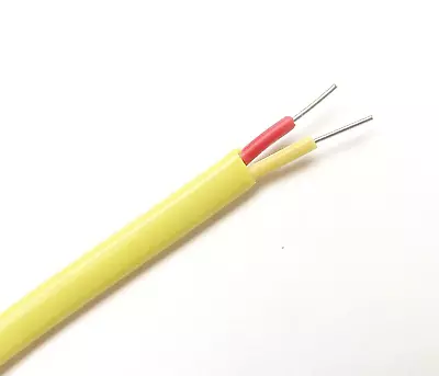 K-Type Thermocouple Wire AWG 24 Solid Type K With PVC Insulation - 10 Yard Roll • $46.99