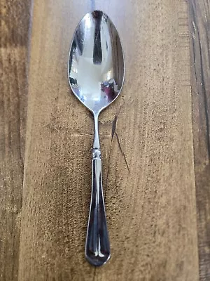 Mikasa FRENCH COUNTRYSIDE Stainless 18/0 SERVING SPOON Flatware Ribbed Handle • $9.99