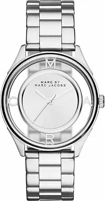 Marc By Marc Jacobs Women's MBM3412 Tether Analog Quartz Silver-Tone Watch • $159
