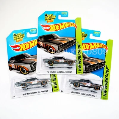 $14.29 • Buy Hot Wheels 68 Plymouth Barracuda Formula S Phil Riehlman HW Muscle Mania 2014