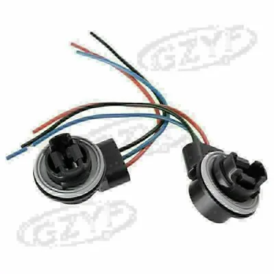 Pair 3156/3157 Turn Signal Light Bulb Socket Harness Wire Plug Adapter • $16.98