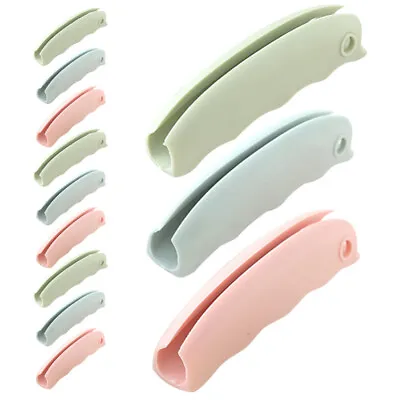  12 Pcs Grocery Bag Silicone Handle Shopping Carrier Holder Click Carry • $14.28
