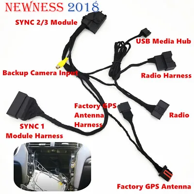 4  To 8  PNP Conversion Power Harness For Explorer 2011-19 F150 SYNC1 To SYNC2/3 • $91.97