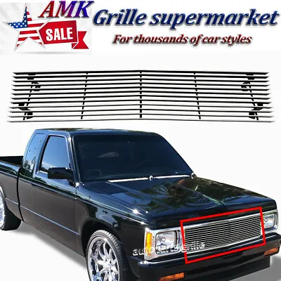 Billet Grille For 1982-190 Chevy S10 Pickup/Blazer/S15/Jimmy Grill Upper Chrome • $69.99