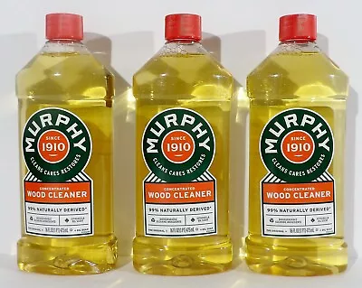 3-Pack Murphy Oil Soap Concentrated Wood Cleaner 16 Oz Each • $24.99