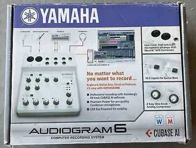 Yamaha Audiogram 6 USB Computerized Recording System New. Open Box • $100