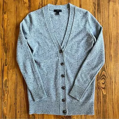 J.Crew Classic 100% Merino Wool Grey V-neck Cardigan In XXS • $15