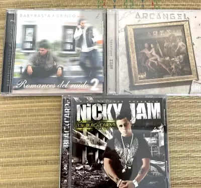 LOTE 3CDS -  Baby Rasta Y Gringo Arcangel & Nicky Jam  - CD ORIGINALES • $26.99