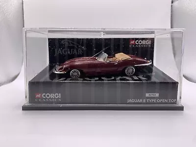 Corgi Classics 1:43 Jaguar E Type Open Top Maroon #02702 • £13.95
