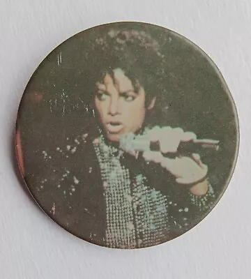 MICHAEL JACKSON Pin Pinback Button Badge VINTAGE 3  Rare White Glove • $5