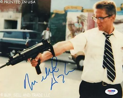 Michael Douglas Signed Autograph D-fens In Falling Down Psa/dna Coa Reprint Wow • $9.99