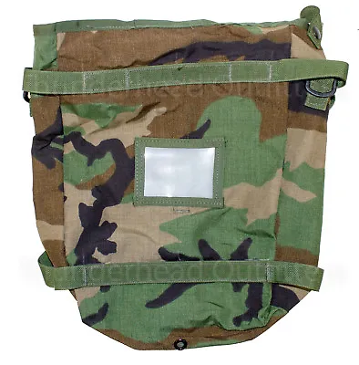 MOLLE Ll WOODLAND Camo RADIO POUCH Utility US Army Military Rucksack GI EXC • $6.49