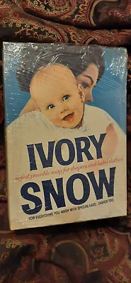 Antique Vintage Ivory Snow UNOPENED New Old Stock Box 1950s 13 OZ Regular Size • $24