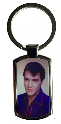 Elvis Presley Metal Keyring - 60's Blue Shirt • $12.32