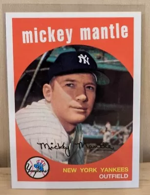 Mickey Mantle 1996 Topps 1959 Redemption Sweepstakes Yankees RARE UNMARKED /2500 • $12.95