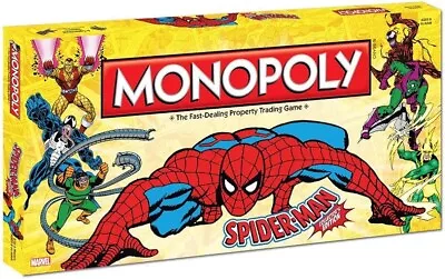 Monopoly: Spider-Man Collector's Edition Board Game (USAopoly) Complete • $18