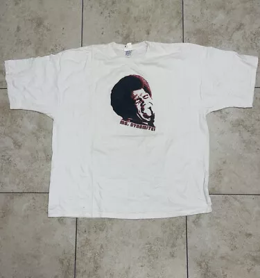 Vintage 90s James Brown Mr Dynamite White XXL Shirt • $50