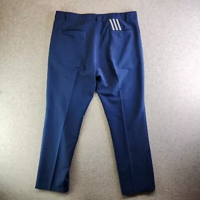 Adidas Golf Pants Mens 38X32 Blue Ultimate 365 Tapered Leg Grip Waistband Retro • $24.97