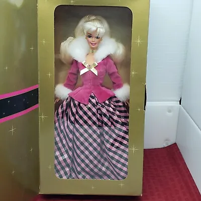 Barbie Winter Rhapsody Avon Special Edition Collectors Blonde Doll 1996 - 16873 • $9.95